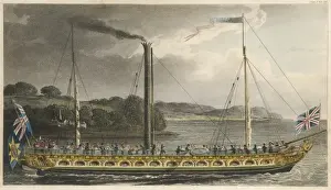 Vintage Steamboat Images Prints: LONDON ENGINEER (COL)