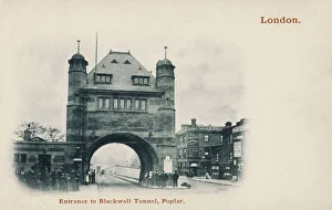 London - Entrance to the Blackwall Tunnel, Poplar London - Entrance to the Blackwall Tunnel, Poplar