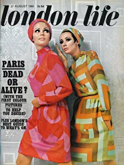 London Life front cover with Paris fashions London Life front cover with Paris fashions
