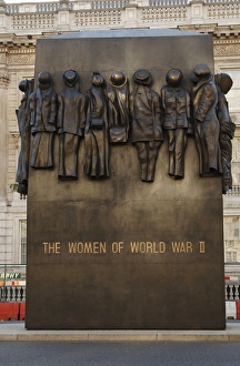 London. Monument to The Women of World War II by John W. Mil London. Monument to The Women of World War II by John W. Mil