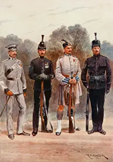 London Regiment Print: County of London Battalions