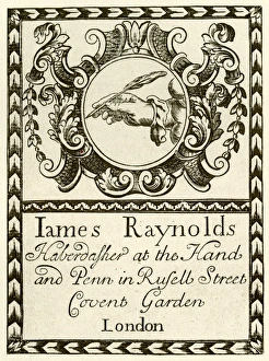 London Trade Card - James Raynolds, Haberdasher London Trade Card - James Raynolds, Haberdasher