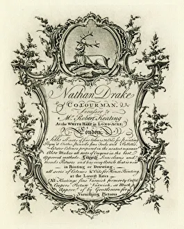 London Trade Card - Nathan Drake, Colourman London Trade Card - Nathan Drake, Colourman