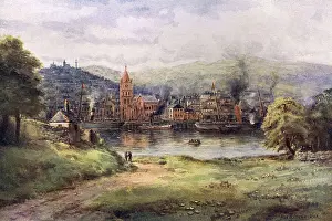 Londonderry Print: Distant View circa 1910