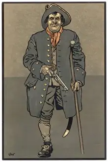 Classic Literature Characters Prints: Long John Silver