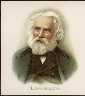 American Poets Prints: Longfellow / Anon Postcard