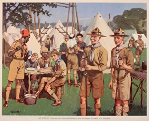 Lord Baden Powell and Prince of Wales at World Jamboree Lord Baden Powell and Prince of Wales at World Jamboree