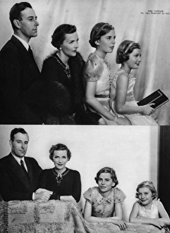 Lord & Lady Mountbatten & daughters by Madame Yevonde Lord & Lady Mountbatten & daughters by Madame Yevonde