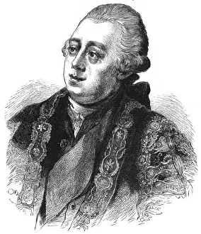 Prints of Portrait of Frederick North, 2nd Earl of Guilford, KG, PC, better known by his courtesy title Lord North, which he used from 1752 to 1790, was Prime Minister of Great Britain from 1770 to 1782 Frederick North Prints: Lord North, Prime Minister of Great Britain 1770-1782 Print