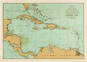 Columbus Caribbean Print