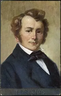 19th Century Composers Prints: Lortzing (Eichhorn)