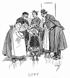 1896 Print: A Little Boy Lost by Mary Evans Prints Online
