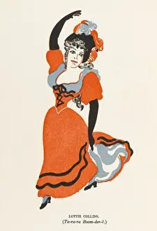 Vintage Performer Prints: Lottie Collins / E Pyke