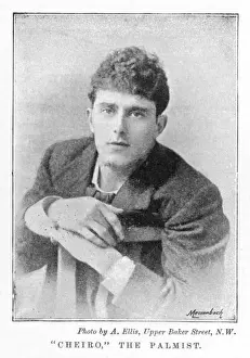 Print of Louis Hamon, Irish palm reader Cheiro