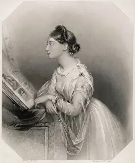19th Century History Prints: Louisa Mss Waterford
