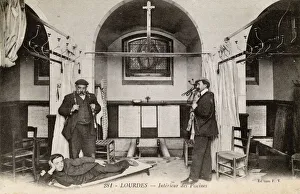 Lourdes - Praying at the Grotto and the Basilica Lourdes - Praying at the Grotto and the Basilica