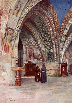 Lower church of St. Francis, Assisi, Italy Lower church of St. Francis, Assisi, Italy