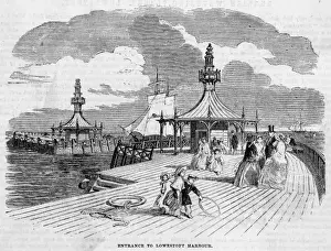 Lowestoft Harbour Print