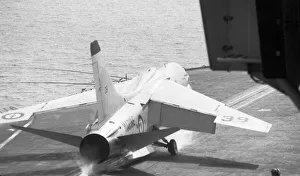 LTV F-8FN Crusader 39 awaiting launch LTV F-8FN Crusader 39 awaiting launch