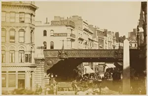 Historic Railway Bridges UK Prints: LUDGATE 1877