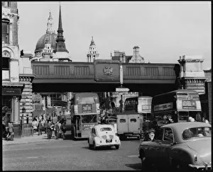London Bridge History Prints: Ludgate Hill / 1960S