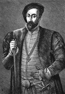 Spanish History Figures Prints: Luis Quixada