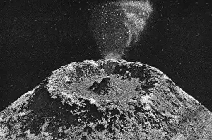 Space Natural Phenomena Prints: Lunar Volcano