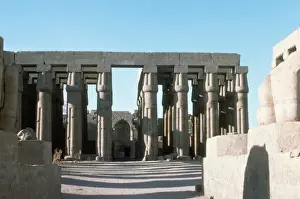 Luxor Temple Columns Prints: Luxor Temple Columns