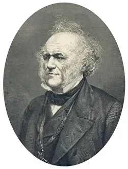 Sir Charles Lyell Print, 19th-century Geologist Portrait