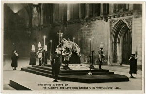 Lying-in-State of late King George V - Westminster Hall Lying-in-State of late King George V - Westminster Hall