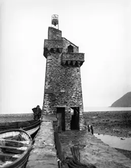 The Foreland Lighthouse, Lynmouth Print, January 1939