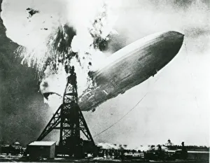 LZ 129 Hindenburg being consumed by fire shortly after a? LZ 129 Hindenburg being consumed by fire shortly after a?