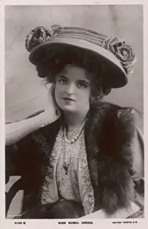 1920s Fashion Accessories Prints: Mabel Green in Hat