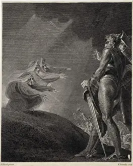 Macbeth Witches Prints: Macbeth & Witches / Heath