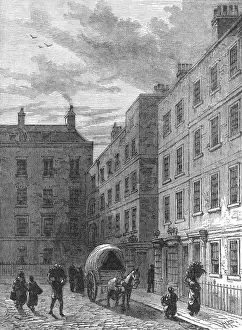 Macklin's House Print: Last Residence of Charles Macklin