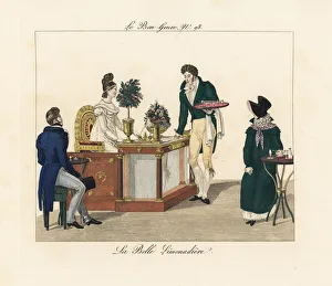 Madame Romain at the Cafe des Mille Colonnes, 1818 Madame Romain at the Cafe des Mille Colonnes, 1818