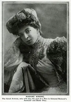 French Theatre History Images Prints: Madame Simone