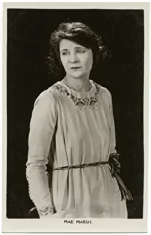 Vintage Postcard Collectibles Prints: Mae Marsh