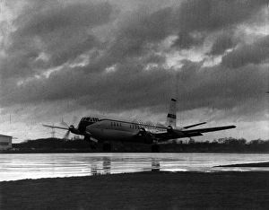 Maiden flight of the first Vickers Type 950 Vanguard G-AOYW Maiden flight of the first Vickers Type 950 Vanguard G-AOYW