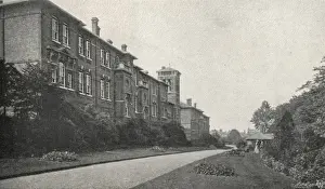 South London Landmarks Prints: Main building, Lambeth Schools, West Norwood, London