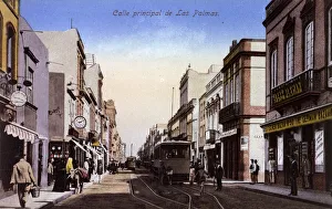 Main Street, Las Palmas, Gran Canaria, Canary Islands Main Street, Las Palmas, Gran Canaria, Canary Islands