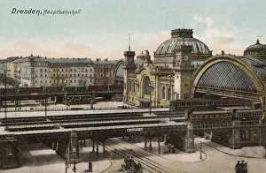 Mainline railway station, Dresden, Germany Mainline railway station, Dresden, Germany