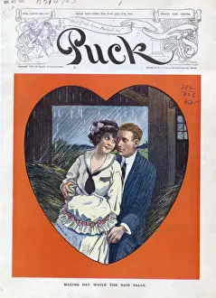 Making Hay While the Rain Falls Print, 1910