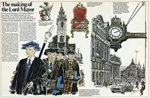 Lord Mayors Show London Prints: The making of the Lord Mayor