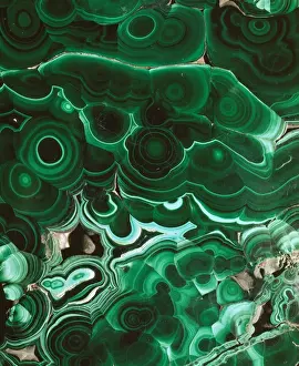 Polished Malachite Print