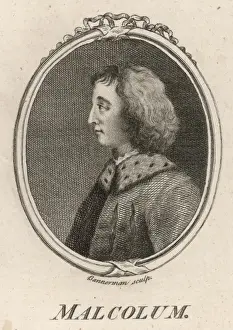 Scottish Monarchy History Prints: Malcolm Ii, Scot. King