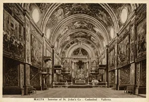 Malta - Valletta - Interior of St Johns Co-Cathedral Malta - Valletta - Interior of St Johns Co-Cathedral