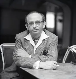 1950s Man at Table Print, circa 1955