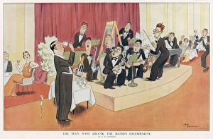The man who drank the bands champagne by H. M. Bateman The man who drank the bands champagne by H. M. Bateman