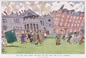 The Man Who Missed The Ball On The First Tee At St. Andrews The Man Who Missed The Ball On The First Tee At St. Andrews